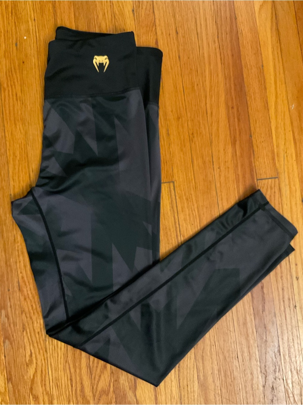 Venum Women's Razor Fitness/Training Performance Leggings Black/Gold XLarge